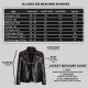 Leather Womens Leather Jacket with Side Stretch Fitting