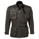 Dry Waxed Cotton Motorcycle Jacket