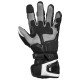 Motorcycle Racing Leather Gloves Black White