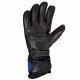 Racing Motorcycle Gloves Leather Full Grain Blue