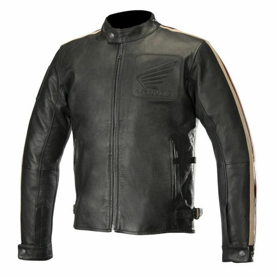Retro Honda Biker Vintage Leather Jacket