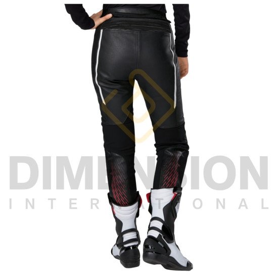 Motorcycle Leather Combi Ladies Trousers