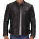 Cafe Racer Quilted Leather Jacket