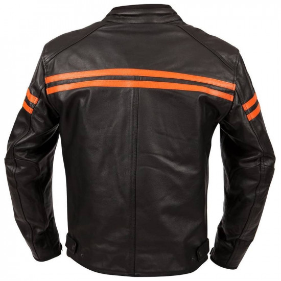 Classic Look Leather Motorcycle Jacket
