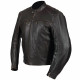Modi Motorcycle Brown Leather Jacket
