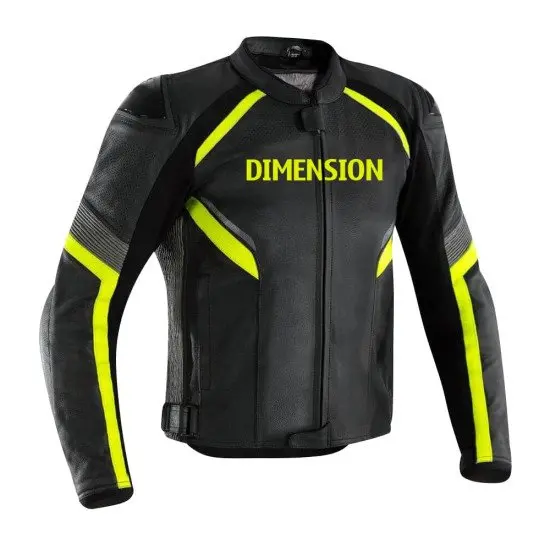 Black and yellow motorcycle jacket best sale