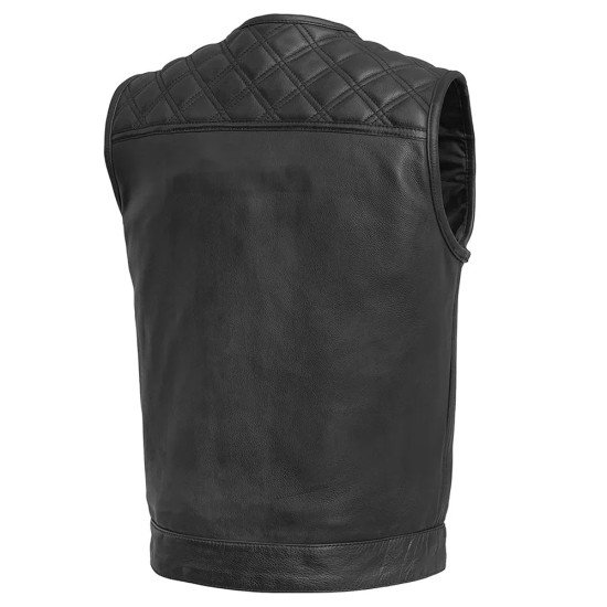 Men's Motorcycle Leather Vest