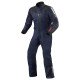 Motorbike One Piece Textile Suit Dark Blue