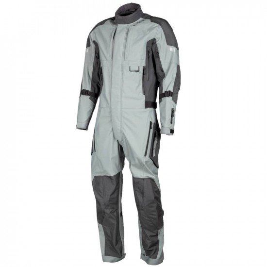 Textile One Piece Gray Motorcycle Suit