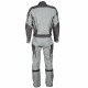 Textile One Piece Gray Motorcycle Suit