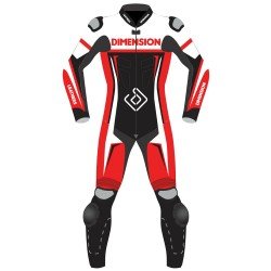 1PC Motorcycle Racing Suit Black White Red