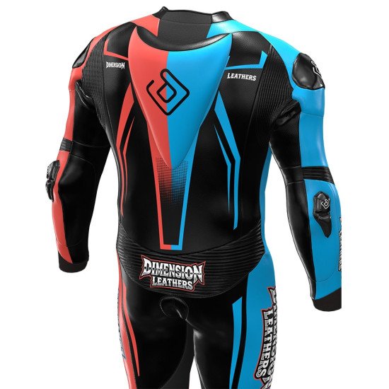 Motorcycle Cow/Kangaroo Leather Racing Suit - CE Certified