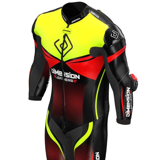 Neon DL One-Piece Race Leather Suit