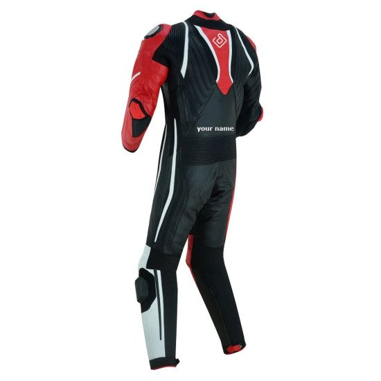 Race Perforated Motorcycle Leather Suit