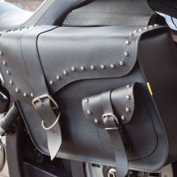 Willie & Max Ranger Studded Slant Saddlebag