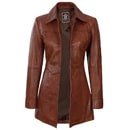 Women's Leather Blazer Coats