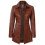 Women's Leather Blazer Coats