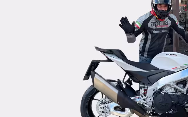 Motorcycle racing gear made to measure for professional riders